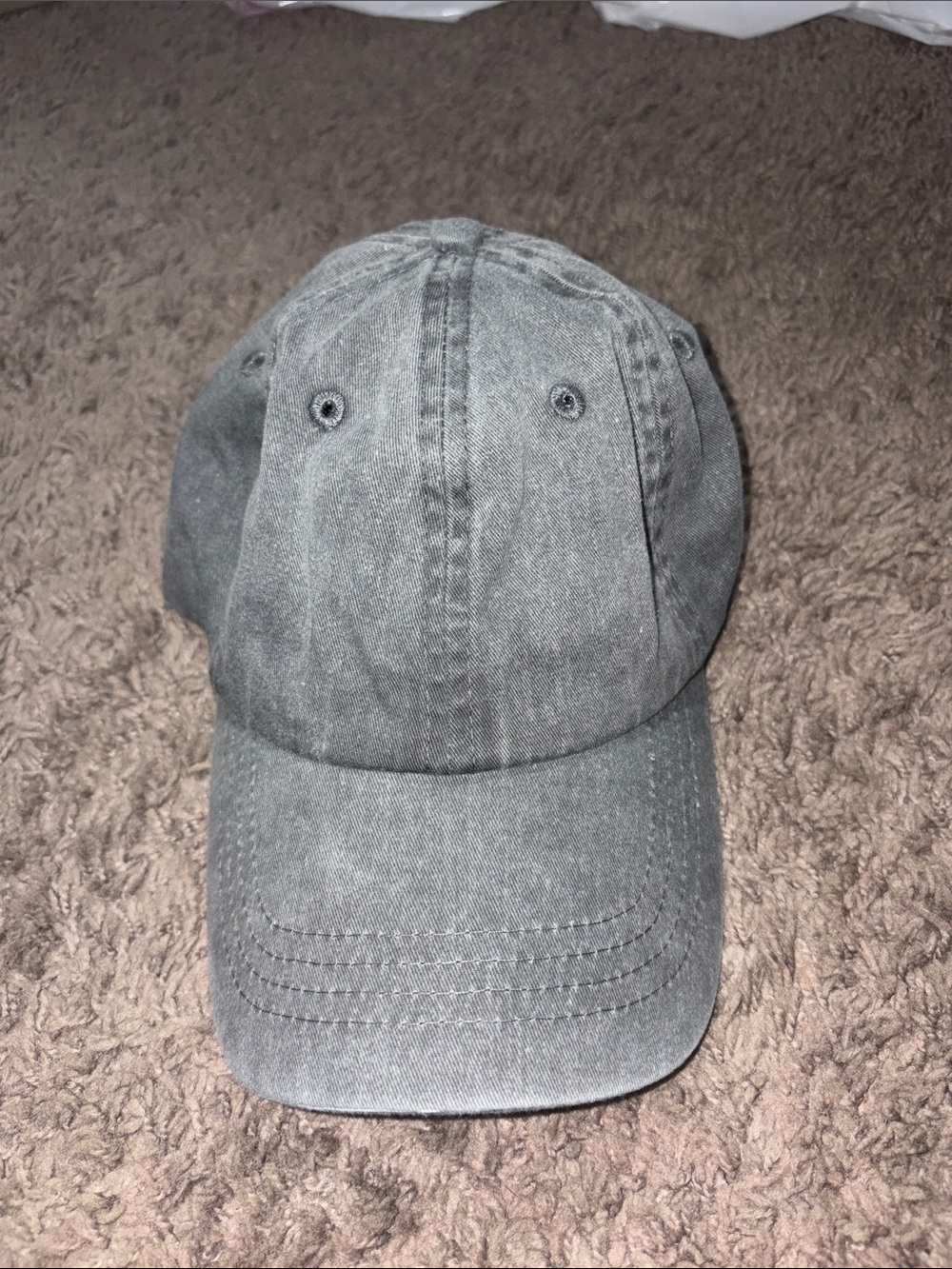 Classic Washed Gray Baseball Cap